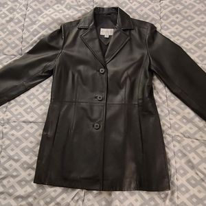 Women's Black Leather Jacket